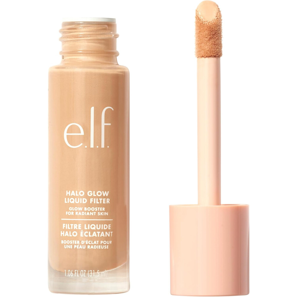 e.l.f. Halo Glow Liquid Filter, Complexion Booster For A Glowing, Soft-Focus Look, Infused With Hyaluronic Acid, Vegan & Cruelty-Free, 2 Fair- Light