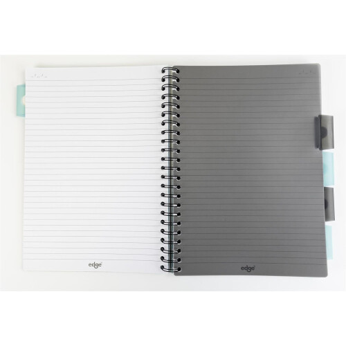 A4 Mint Green & Grey Project Notebook 5 Dividers Project Study Book 2