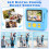 (Blue) Kids Camera Instant Print, Instant Camera 6