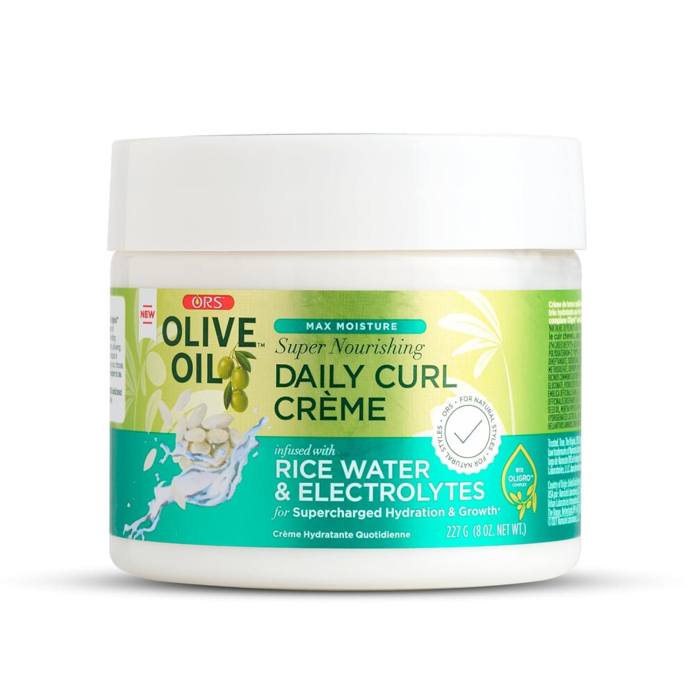 Organic Root Stimulator Ors Olive Oil Max Moisture Super Nourishing Daily Curl Crème 8 Oz
