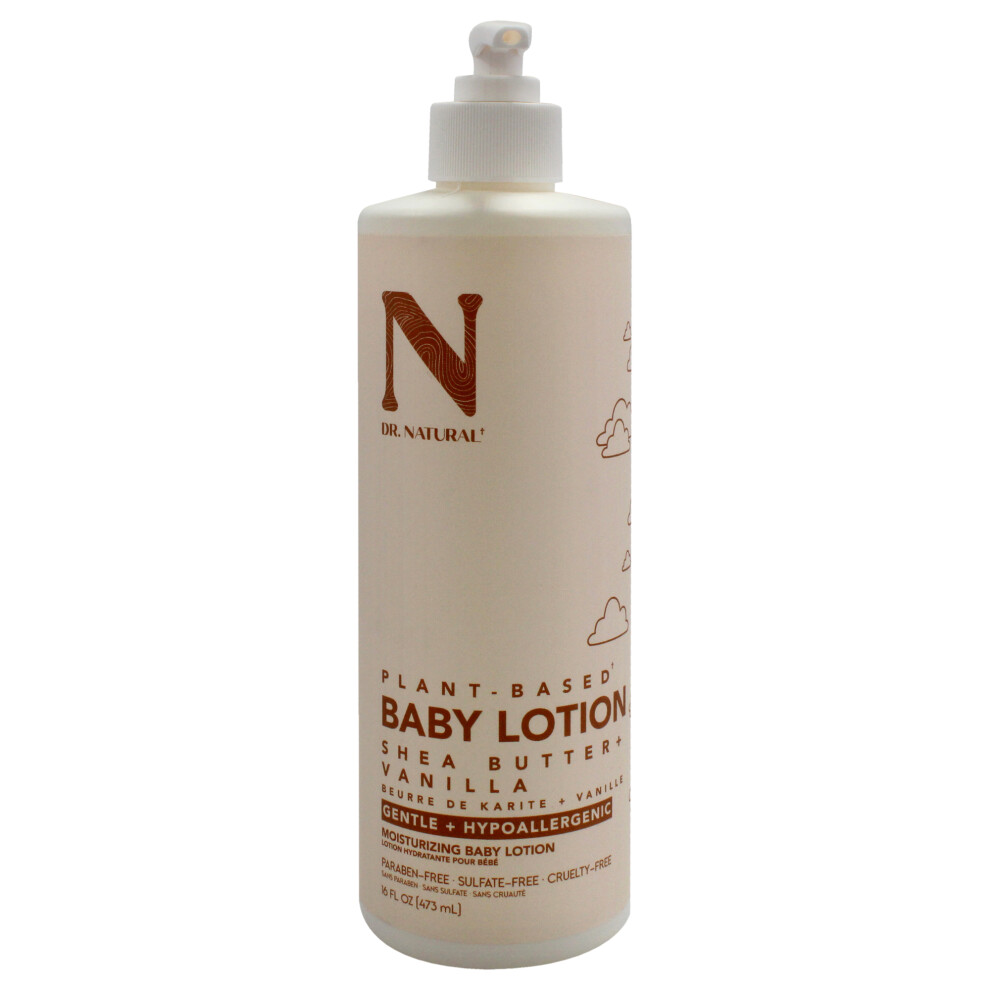Moisturizing Baby Lotion - Shea Butter Plus Vanilla By Dr. Natural For Kids - 16 Oz Lotion Shiseido