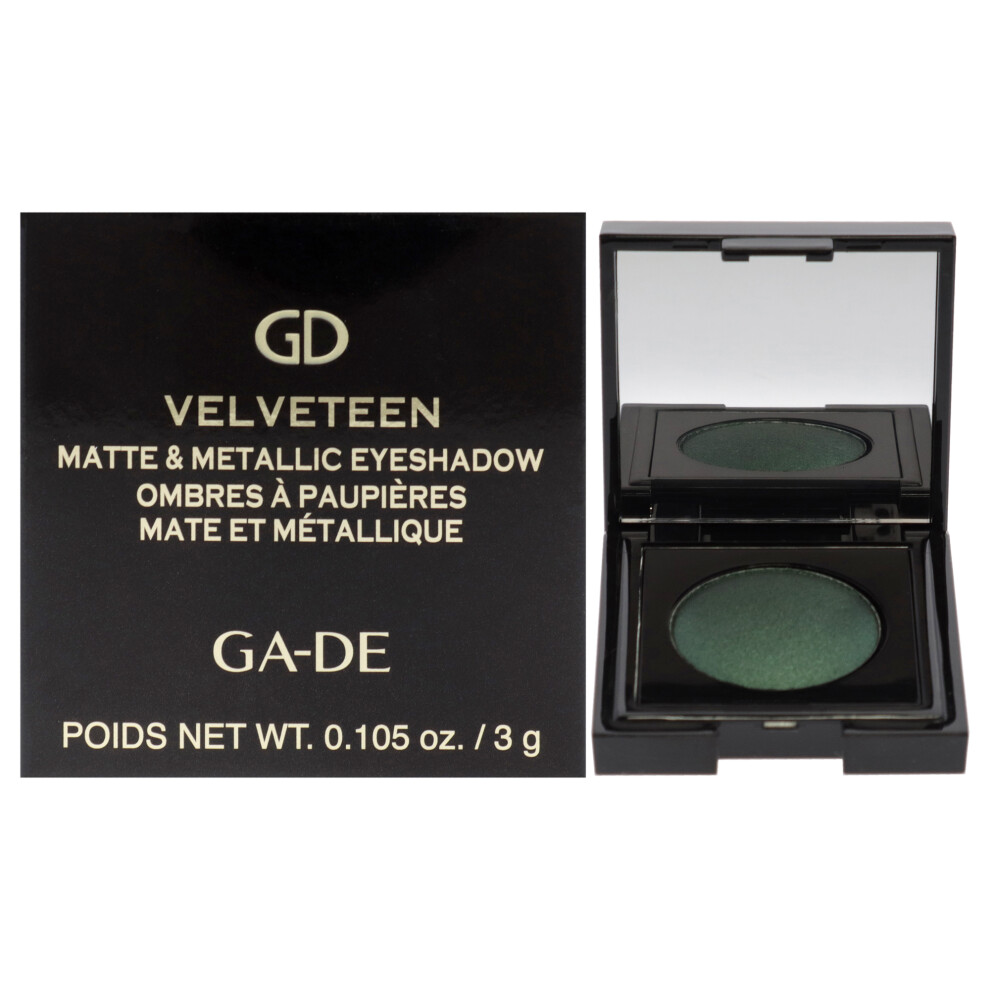 Velveteen Matte and Metallic Eyeshadow - 205 Greenway by GA-DE for Women - 0.105 oz Eye Shadow-image-OPC-PF2SZXG-NEW