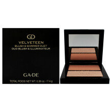 Velvet-Rouge und Schimmer Duo - 32 Vintage und Glow von GA-DE für Frauen - 7,5 g Rouge