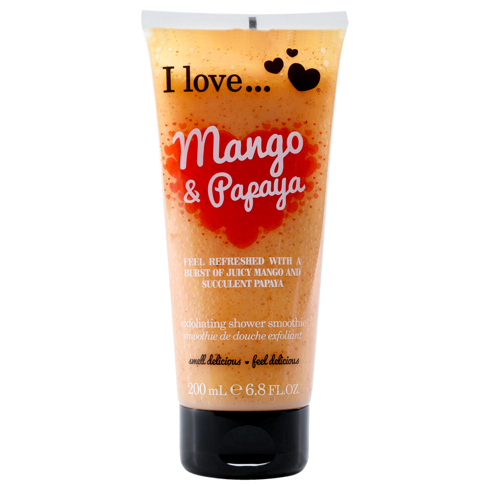 I Love Cosmetics Ltd Exfoliating Shower Smoothie - Mango And Papaya By I Love Cosmetics For Women - 6.8 Oz Exfoliator