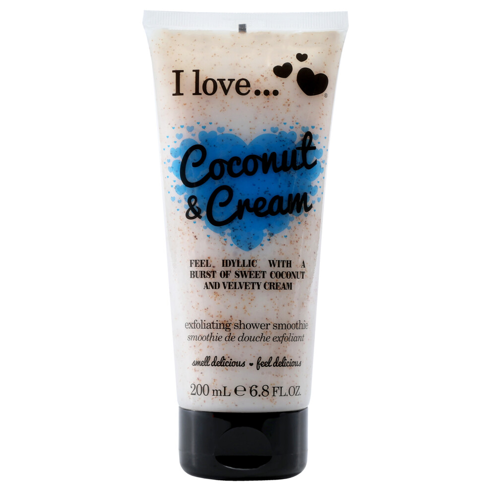 I Love Cosmetics Ltd Exfoliating Shower Smoothie - Coconut And Cream By I Love Cosmetics For Women - 6.8 Oz Exfoliator