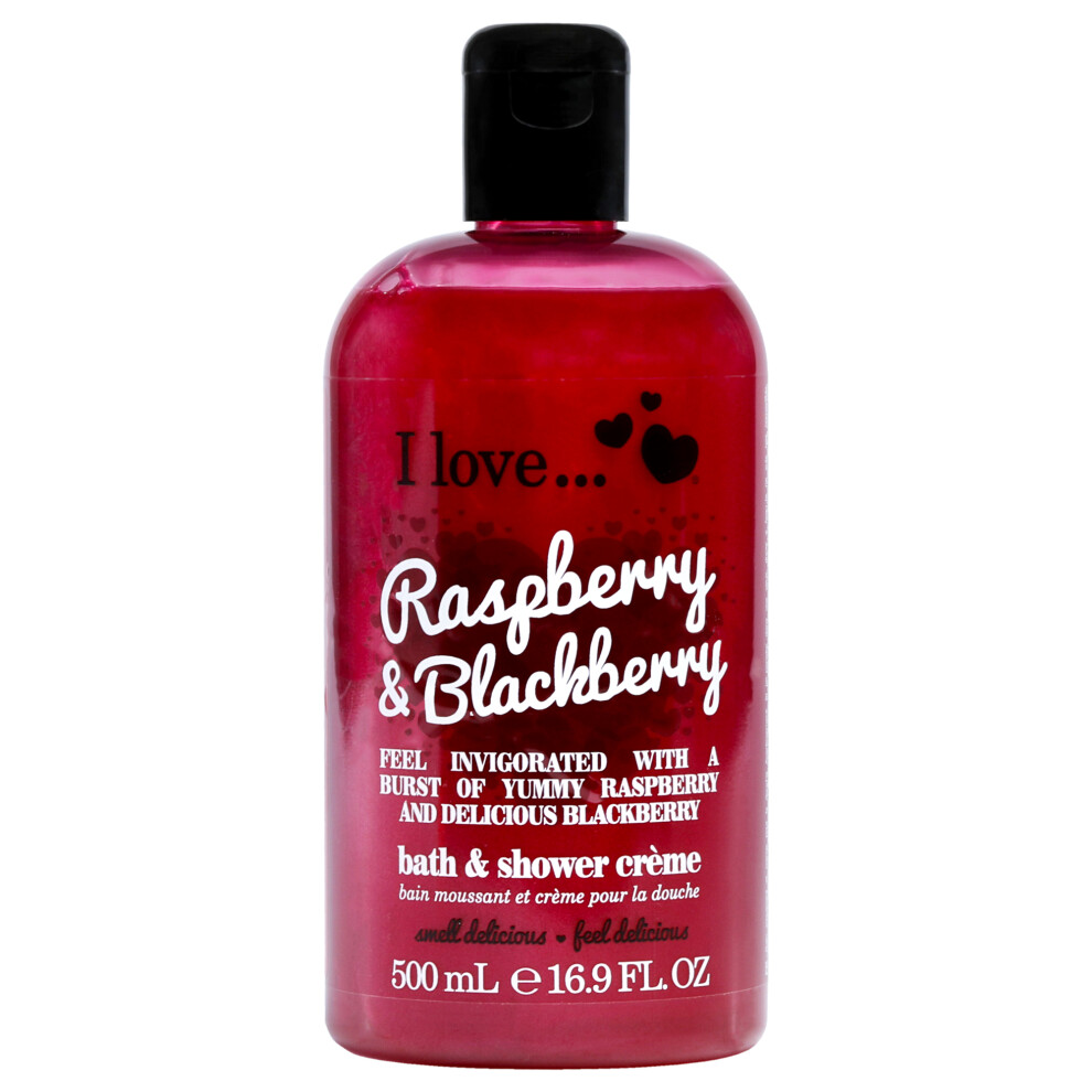 I Love Cosmetics Ltd Bath And Shower Creme - Raspberry And Blackberry By I Love Cosmetics For Women - 16.9 Oz Shower Cream