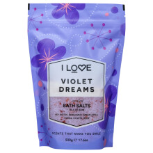 Signature Badesalze – Violet Dreams von I Love Cosmetics für Damen – 17,63 oz Badesalz