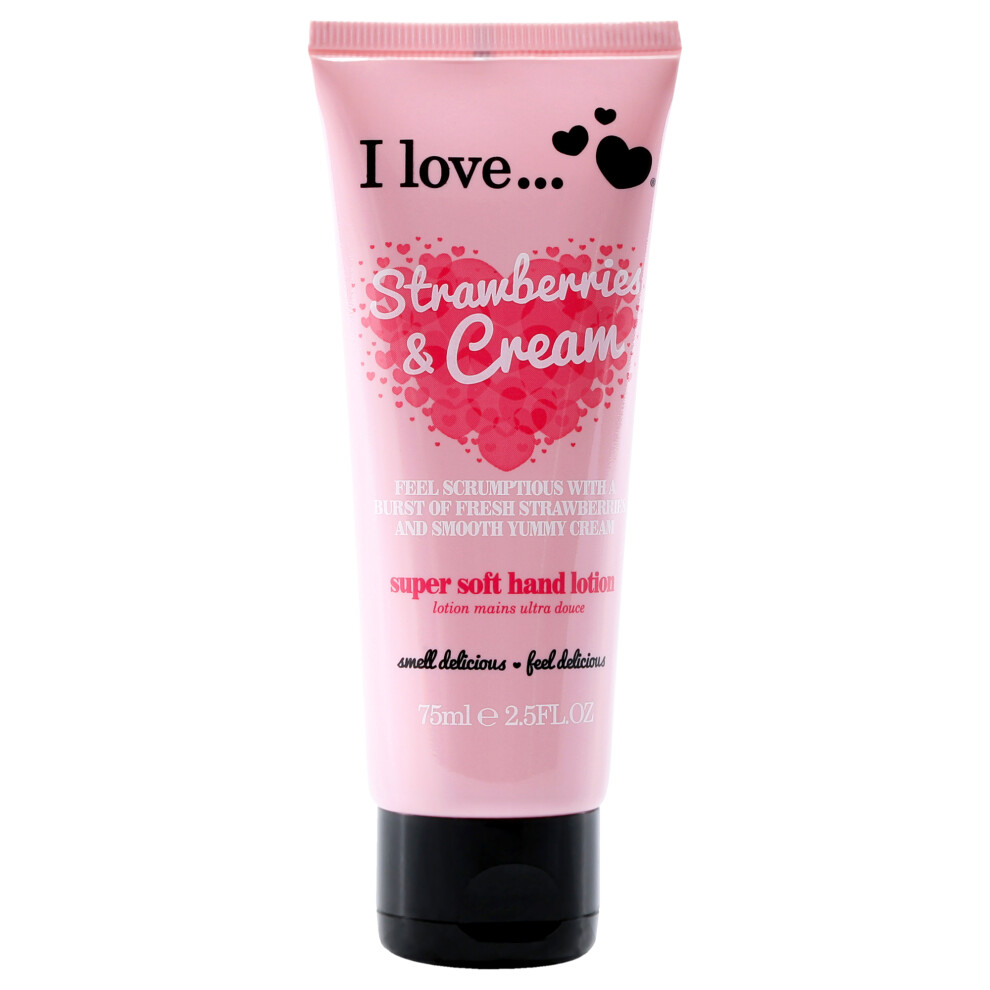 I Love Cosmetics Ltd Cream Super Soft Hand Lotion - Strawberries And By I Love Cosmetics For Women - 2.5 Oz Lotion