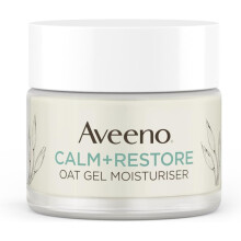 Face Calm+Restore Oat Gel Moisturiser 1x 50ml Face Moisturiser Instantly Soothe & Replenish Skin's Moisture Barrier, Intensely Nourishing Day Cream