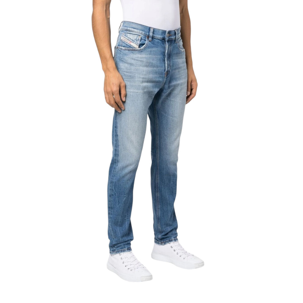 (Light Blue, W38 L34) DIESEL 2005 D-FINING 09E85 Mens Denim Jeans