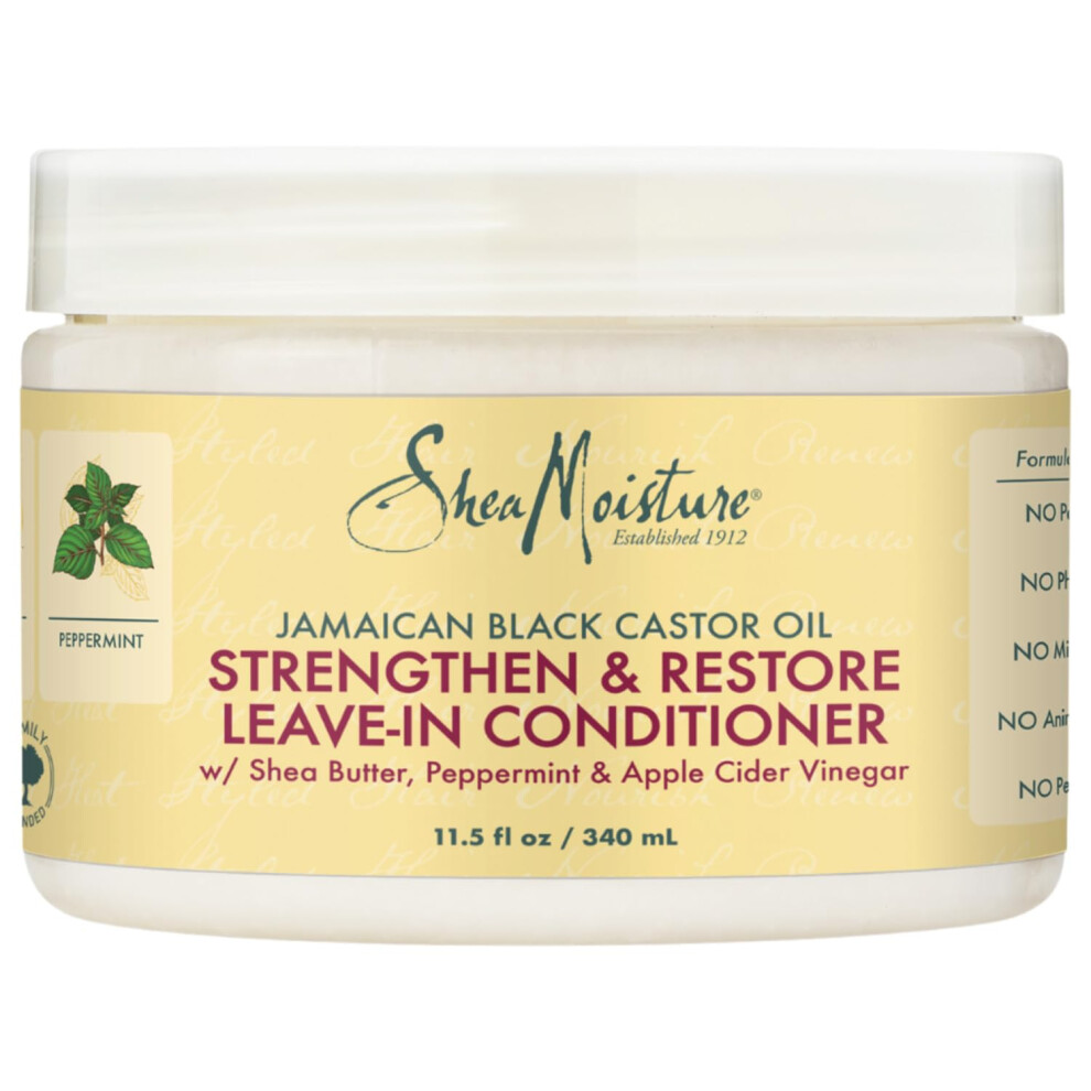 Shea Moisture Jamaican Black Castor Oil Leave in Conditioner 16 OZ