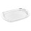 URBN-CHEF (2 Dish) Butter Cheese Dish Holder Storage Tray Clear Plastic Serving with Lid 5