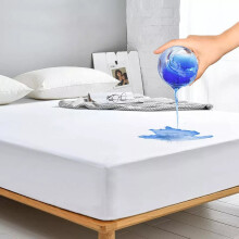 (Terry Mattress Protector Super King) Extra Deep 30CM Quilted Mattress Protector Fitted Sheet Cover Single Double King Deep Quilted Mattress Protector Pad & Anchor Band