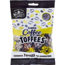 WALKER'S NONSUCH Arabica Coffee Toffees - Bag 150g (Pack of 12)