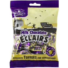 WALKER'S NONSUCH Milk Chocolate Eclairs - Bag 150g (Pack of 12)