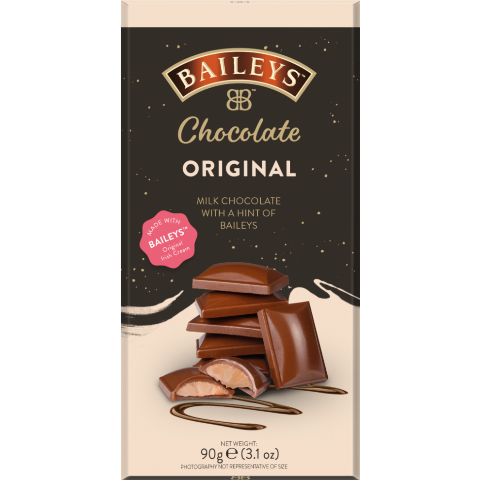 Baileys Milk Chocolate Truffle Bar 90G (Pack Of 15)