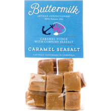 BUTTERMILK Caramel Seasalt Fudge 175g (Pack of 16)