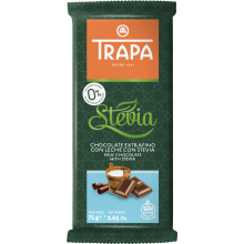 TRAPA Czekolada mleczna ze stewią 75 g