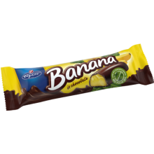 Figaro Bananskumfiduser i Chokolade 25g