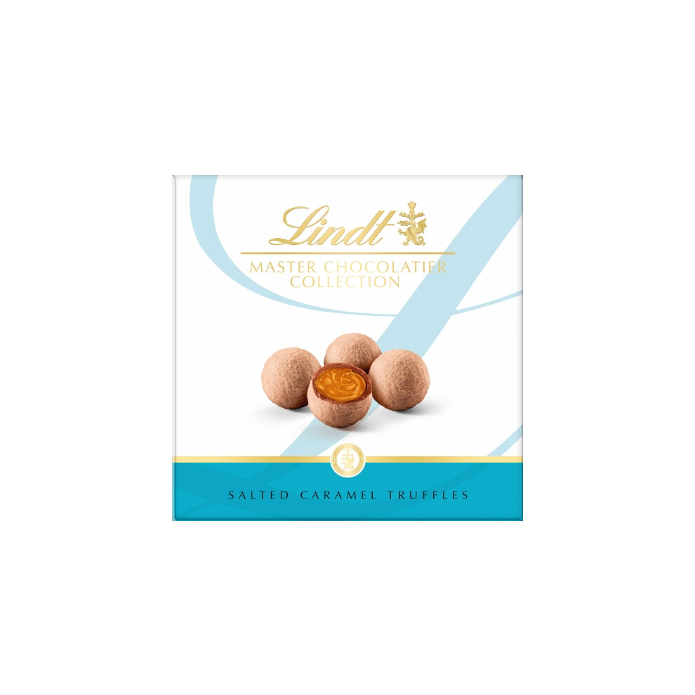 LINDT Master Chocolatier Salted Caramel Truffles 135g (Pack of 6)