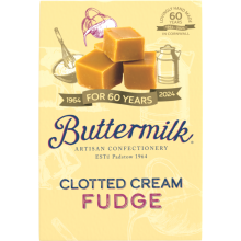 BUTTERMILK Clotted Cream Fudge 150g (Pack of 6)
