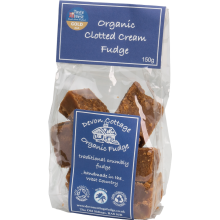 DEVON COTTAGE Organic Clotted Cream Fudge - Bag 150g (Pack of 6)