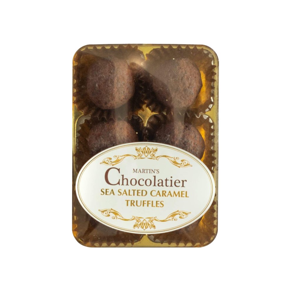 MARTIN'S CHOCOLATIER Sea Salted Caramel Truffles 78g (Pack of 6)