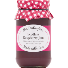 DARLINGTON'S Seedless Raspberry Jam 340g (Pack of 6)