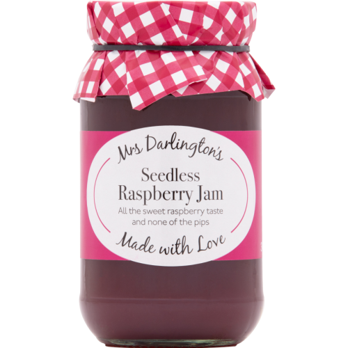 DARLINGTON'S Seedless Raspberry Jam 340g (Pack of 6)