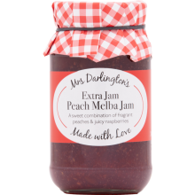 DARLINGTON'S Peach Melba Jam 340g (Pack of 6)