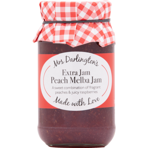 DARLINGTON'S Peach Melba Jam 340g (Pack of 6)