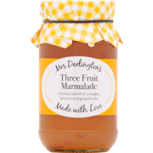 DARLINGTON'S Three Fruit Marmalade 340g (Pack of 6)