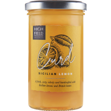 HIGHFIELD PRESERVES Sicilian Lemon Curd 305g (Pack of 6)