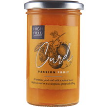 HIGHFIELD PRESERVES Passionfruit Curd 305g (Pack of 6)