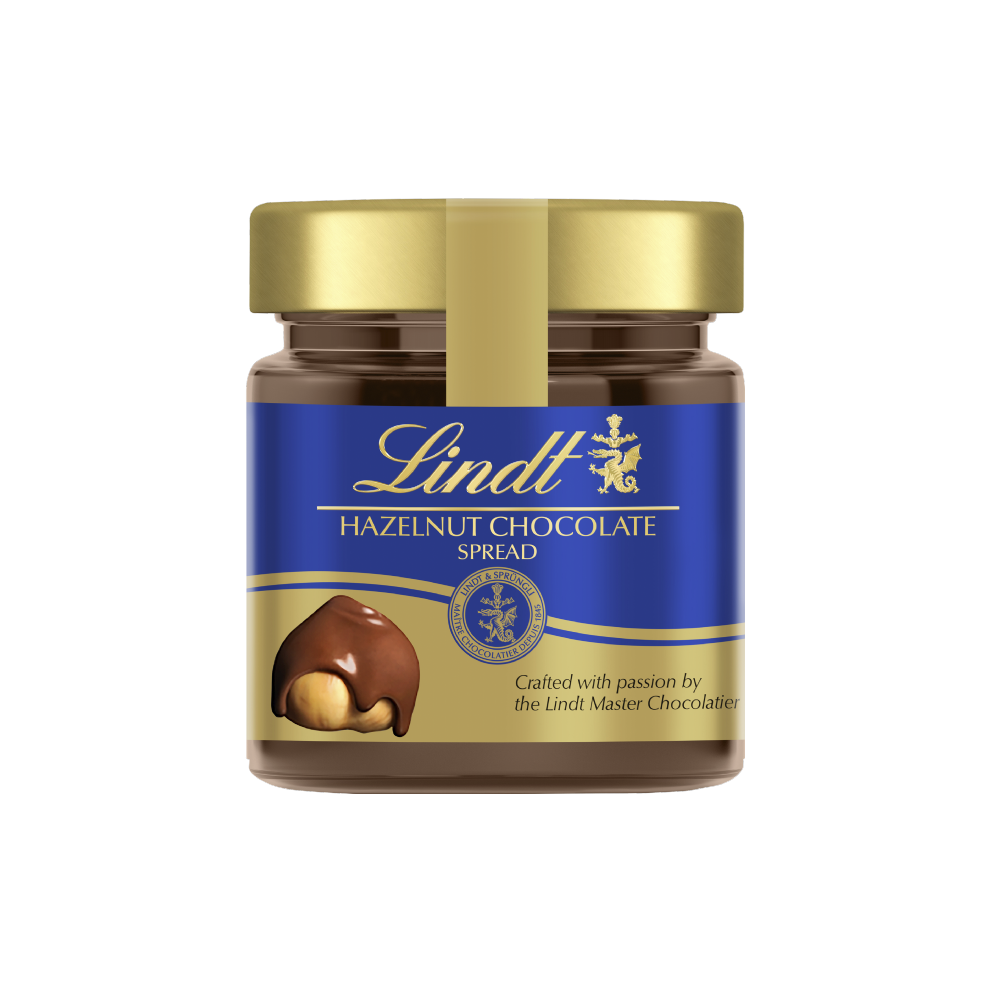 LINDT Hazelnut Chocolate Spread 200g (Pack of 6)