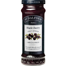 ST DALFOUR Black Cherry Fruit Spread 284g (Pack of 6)