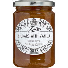 TIPTREE Rhubarb with Vanilla Conserve 340g (Pack of 6)