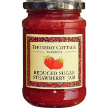 THURSDAY COTTAGE Strawberry Jam - Reduced Sugar 315g (Pack of 6)