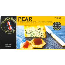 GLOBAL HARVEST Pear Fruit for Cheese 200g (Pack of 6)