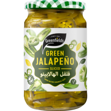 GREENFIELDS Green Jalapenos - Sliced 720g (Pack of 6)