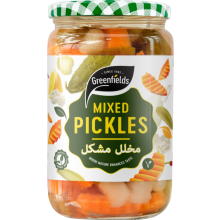 GREENFIELDS Mixed Pickles 720g (Pack of 6)