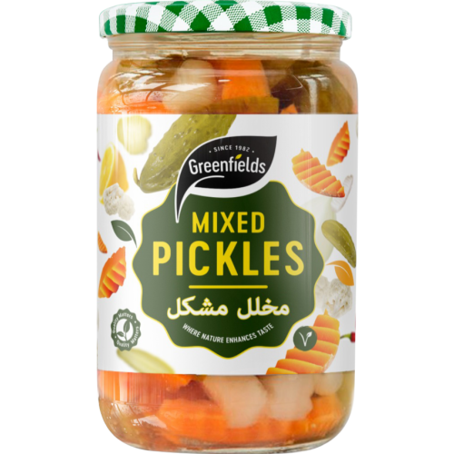 GREENFIELDS Mixed Pickles 720g (Pack of 6)