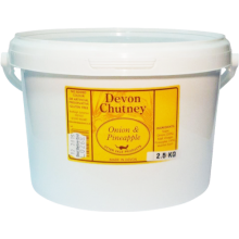 Otter Vale Devon Chutney – Onion & Pineapple, 2.25kg, Ideal with Cheddar & Ploughman's