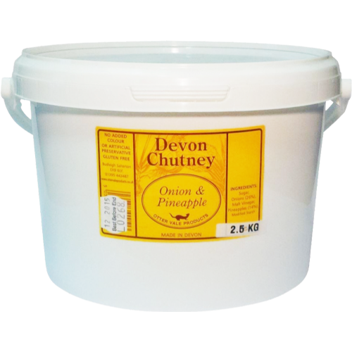 Otter Vale Devon Chutney – Onion & Pineapple, 2.25kg, Ideal with Cheddar & Ploughman's