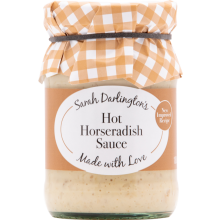 DARLINGTON'S Hot Horseradish Sauce 180g (Pack of 6)