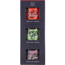 HIGHFIELD Chutney for Cheese Selection Box (3x113g) (Pack of 6)