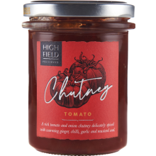 HIGHFIELD PRESERVES Tomato Chutney 210g (Pack of 6)