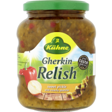 KUHNE Gherkin Relish - Sweet 350g (Pack of 6)