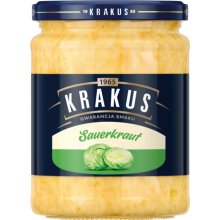 KRAKUS Sauerkraut 490g (Pack of 12)