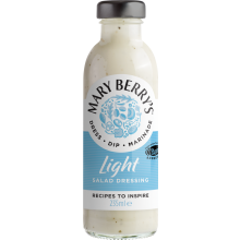 MARY BERRY'S Light Salad Dressing 235ml (Pack of 6)
